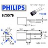 10x Transistor pnp BC 557