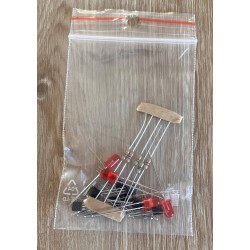 4x Einbruchsicherung 1stufiger Verstärker (Transistorbausatz)