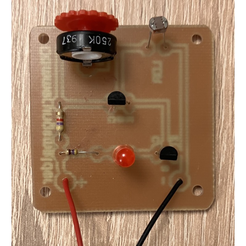 4x Dämmerungsmelder 2stufiger Verstärker (Transistorbausatz)